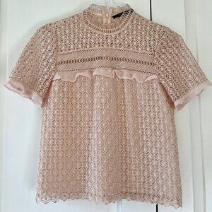 Nude Zara Blouse
